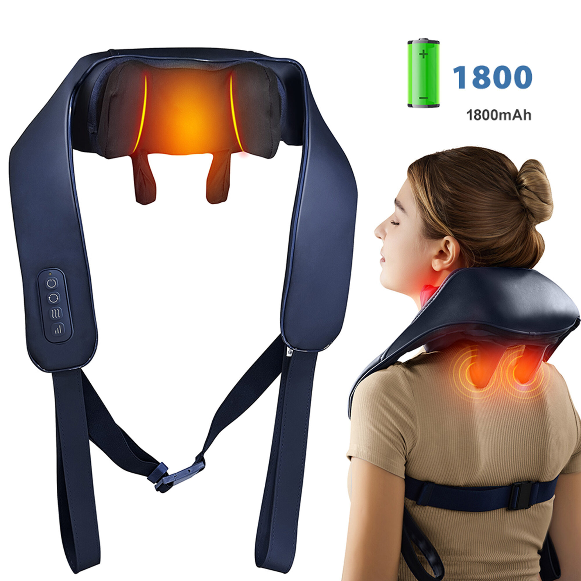 Zen-Touch Cordless Massager rechargeable shiatsu for full body recovery — XSweat